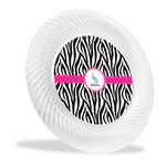 Zebra Plastic Party Dinner Plates - 10" (Personalized)