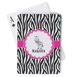 Zebra Playing Cards (Personalized)
