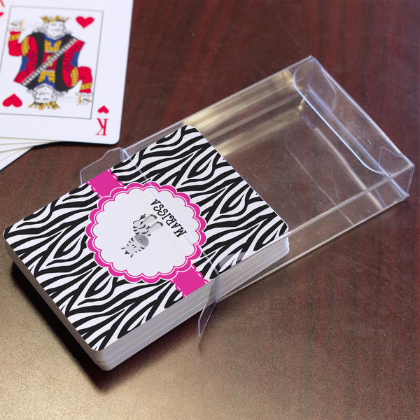 Zebra Playing Cards - In Package