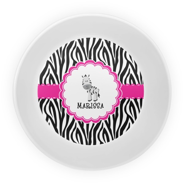 Zebra Melamine Bowl - Center