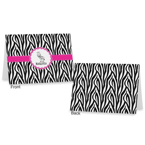 Zebra Postcard - Front and Back