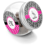 Zebra Puppy Treat Jar (Personalized)