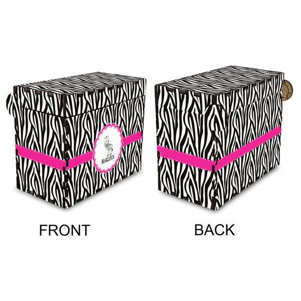 Zebra Recipe Box - Full Color - Approval
