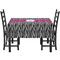 Zebra Rectangular Tablecloths - Side View
