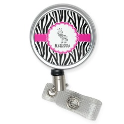 Zebra Retractable Badge Reel (Personalized)