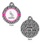 Zebra Round Pet ID Tag - Large - Approval