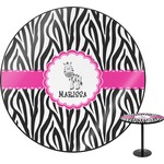 Zebra Round Table (Personalized)