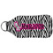 Zebra Sanitizer Holder Keychain - Large (Back)