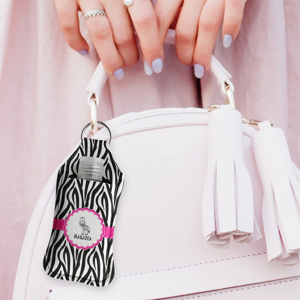 Zebra Sanitizer Holder Keychain - Large (LIFESTYLE)
