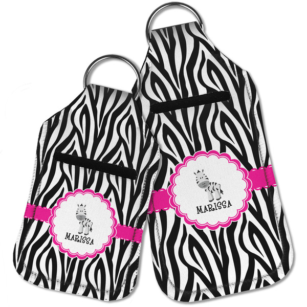 Zebra Sanitizer Holder Keychain - Parent Main