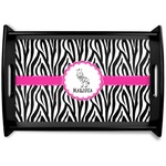 Zebra Wooden Tray (Personalized)