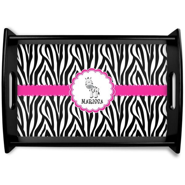 Custom Zebra Wooden Tray (Personalized)