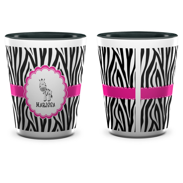 Zebra Shot Glass - Two Tone - APPROVAL