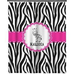 Zebra Extra Long Shower Curtain - 70"x84" (Personalized)