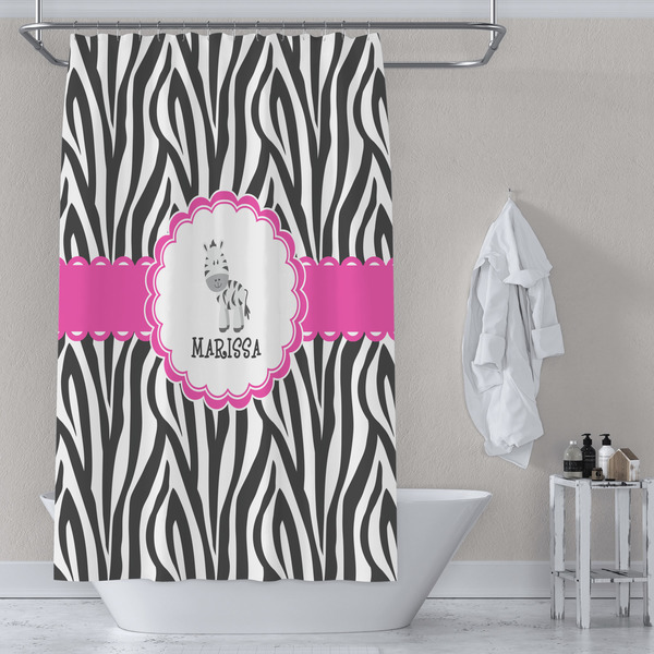 Zebra Shower Curtain Lifestyle
