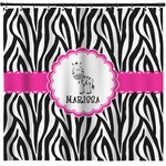 Zebra Shower Curtain - 71" x 74" (Personalized)
