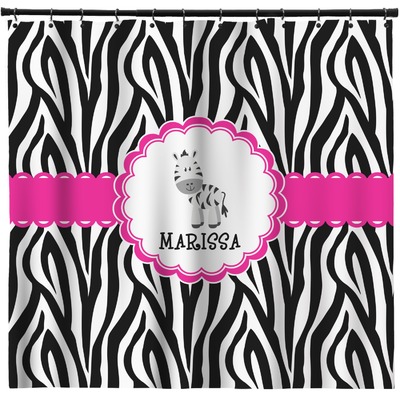 Zebra Shower Curtain (Personalized)