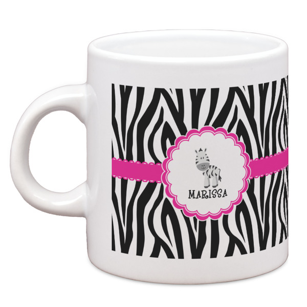 Custom Zebra Espresso Cup (Personalized)