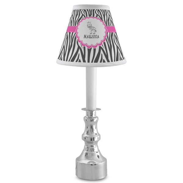 Zebra Small Chandelier Lamp - LIFESTYLE (on candle stick)