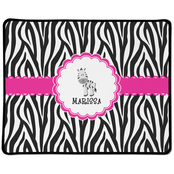 Custom Zebra Large Gaming Mouse Pad - 12.5" x 10" (Personalized)