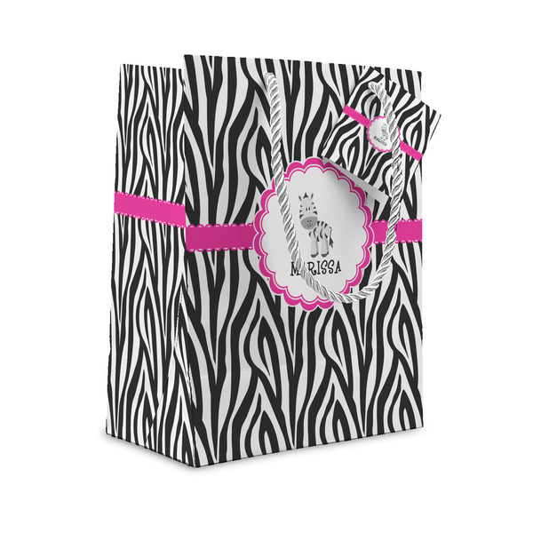 Custom Zebra Gift Bag (Personalized)