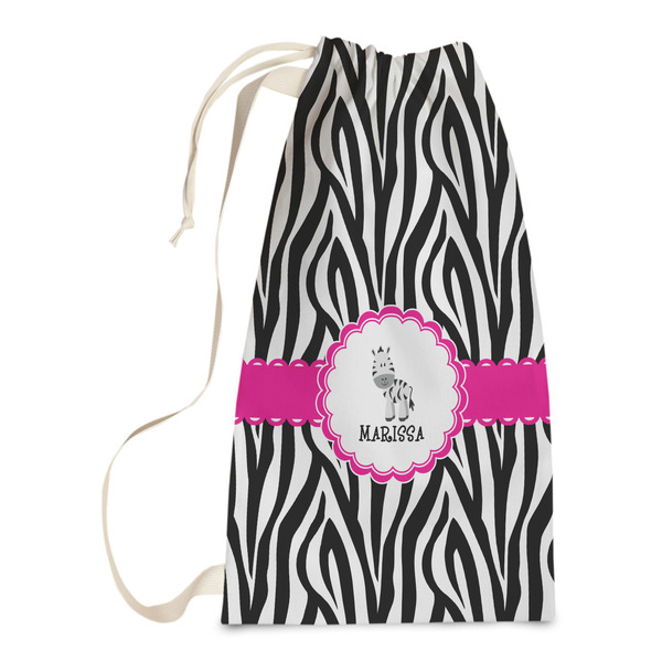 Custom Zebra Laundry Bags - Small (Personalized)