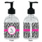 Zebra Glass Soap/Lotion Dispenser - Approval