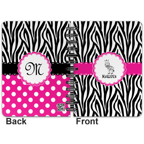 Zebra Spiral Journal 5 x 7 - Apvl