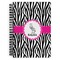 Zebra Spiral Journal Large - Front View