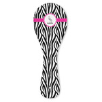 Zebra Ceramic Spoon Rest (Personalized)