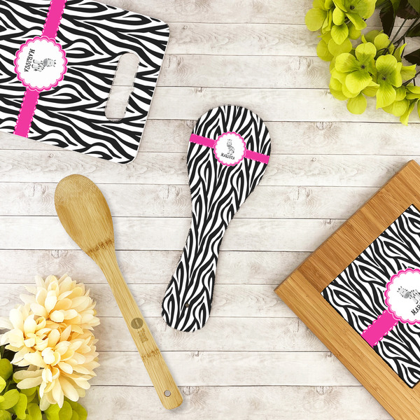 Zebra Spoon Rest Trivet - LIFESTYLE