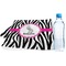 Zebra Sports Towel Folded with Water Bottle