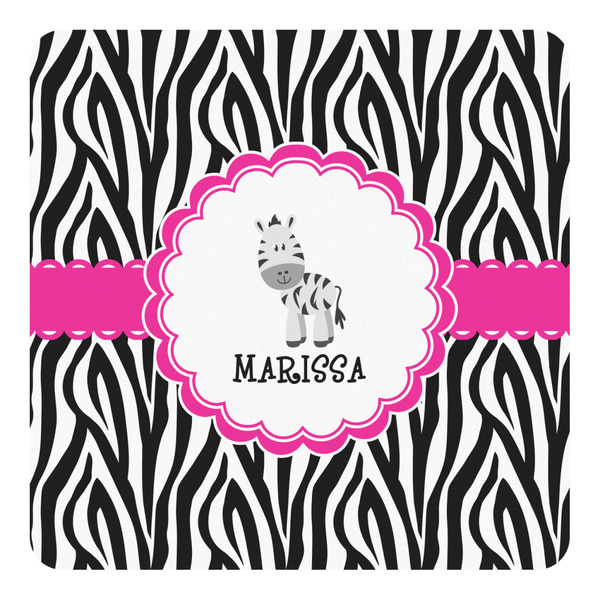 Custom Zebra Square Decal (Personalized)