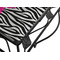 Zebra Square Trivet - Detail