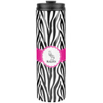 Zebra Stainless Steel Skinny Tumbler - 20 oz (Personalized)