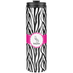Zebra Stainless Steel Skinny Tumbler - 20 oz (Personalized)