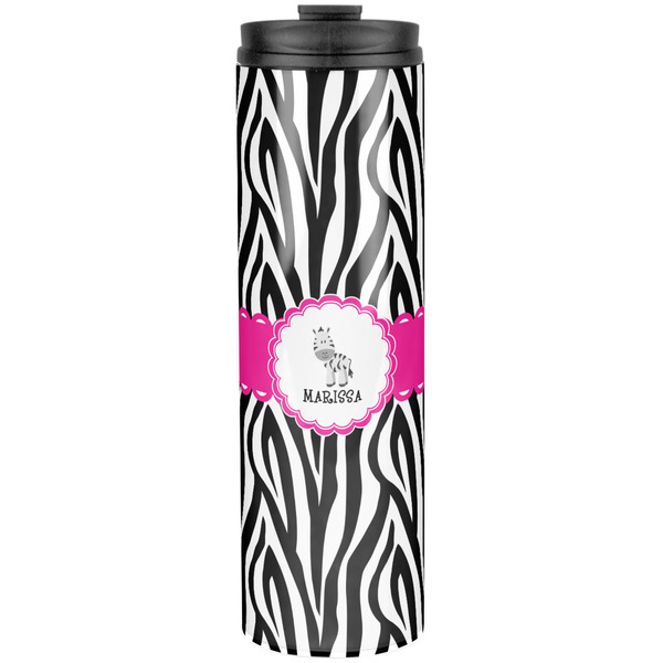 Custom Zebra Stainless Steel Skinny Tumbler - 20 oz (Personalized)