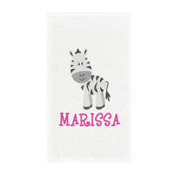 Zebra Guest Towels - Full Color - Standard (Personalized)