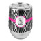 Zebra Stemless Wine Tumbler - Full Print - Front/Main