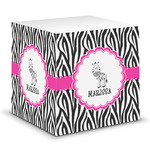 Zebra Sticky Note Cube (Personalized)
