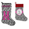 Zebra Stockings - Side by Side compare