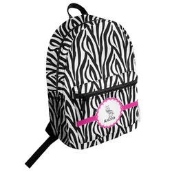 Zebra Student Backpack (Personalized)
