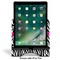 Zebra Stylized Tablet Stand - Front with ipad