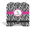 Zebra Stylized Tablet Stand - Front without iPad