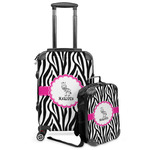 Zebra Kids 2-Piece Luggage Set - Suitcase & Backpack (Personalized)