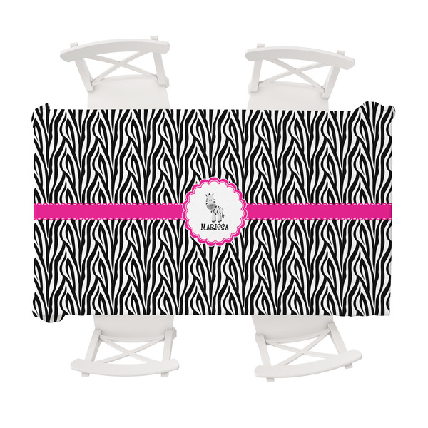 Custom Zebra Tablecloth - 58"x102" (Personalized)