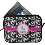 Zebra Tablet Case / Sleeve - Small (Personalized)