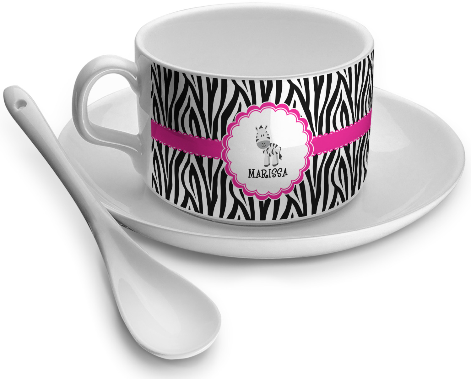 Zebra Tea Cups (Personalized) YouCustomizeIt