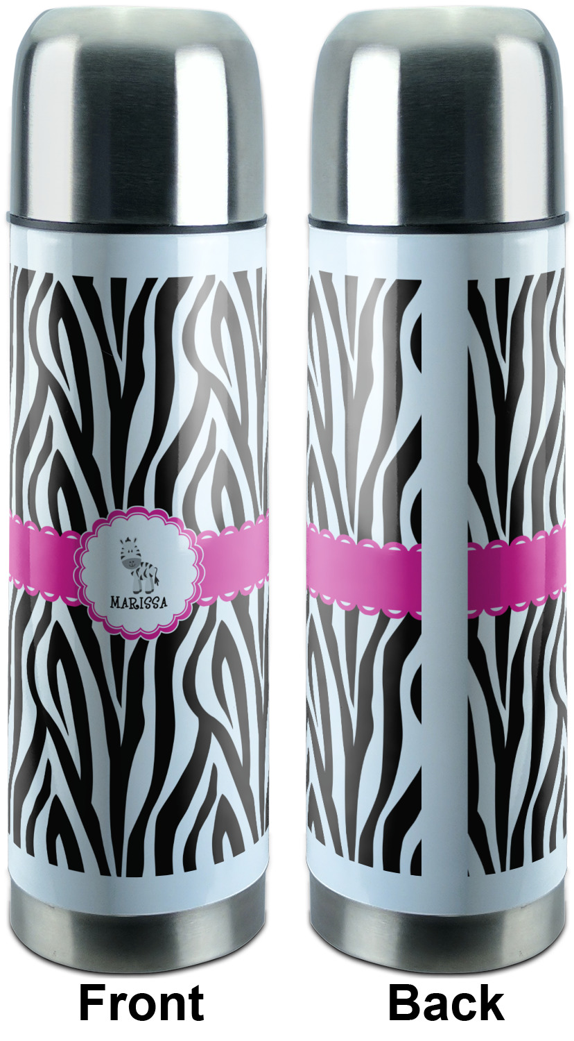Zebra Stainless Steel Thermos (Personalized) YouCustomizeIt