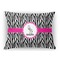 Zebra Throw Pillow (Rectangular - 12x16)